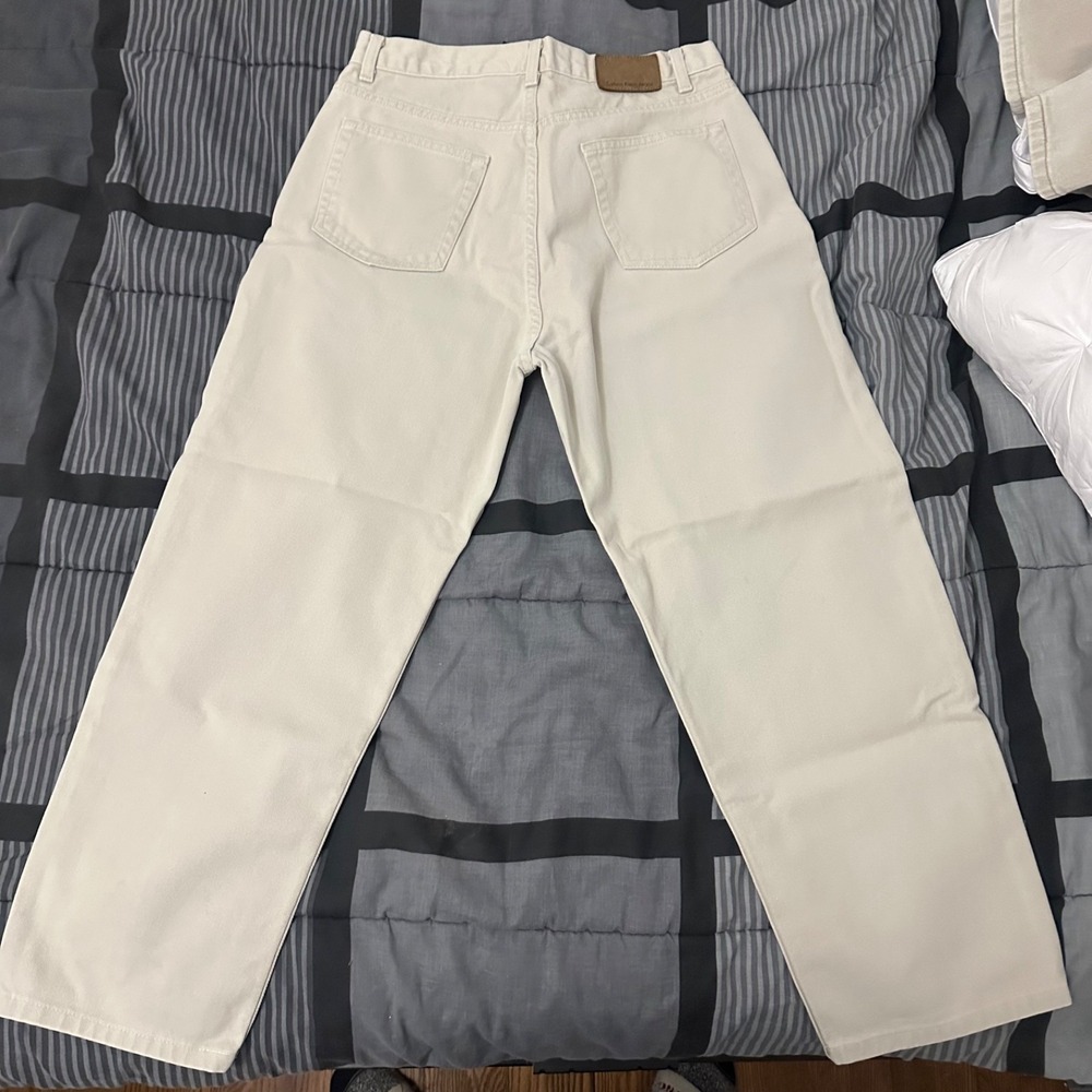 Calvin Klein‎ Jeans Mens 34x32 Easy Fit New Oyster Cotton Denim